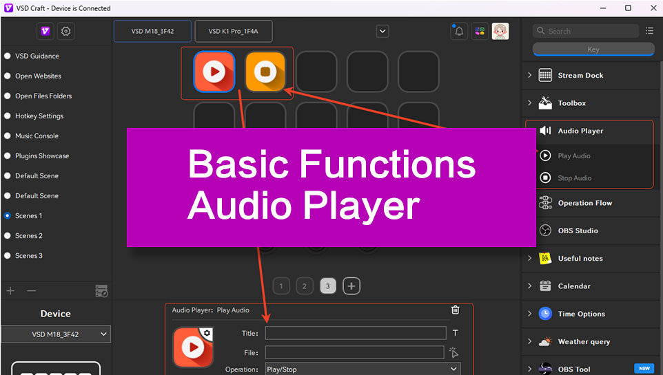 Basic Functions - Audio Player