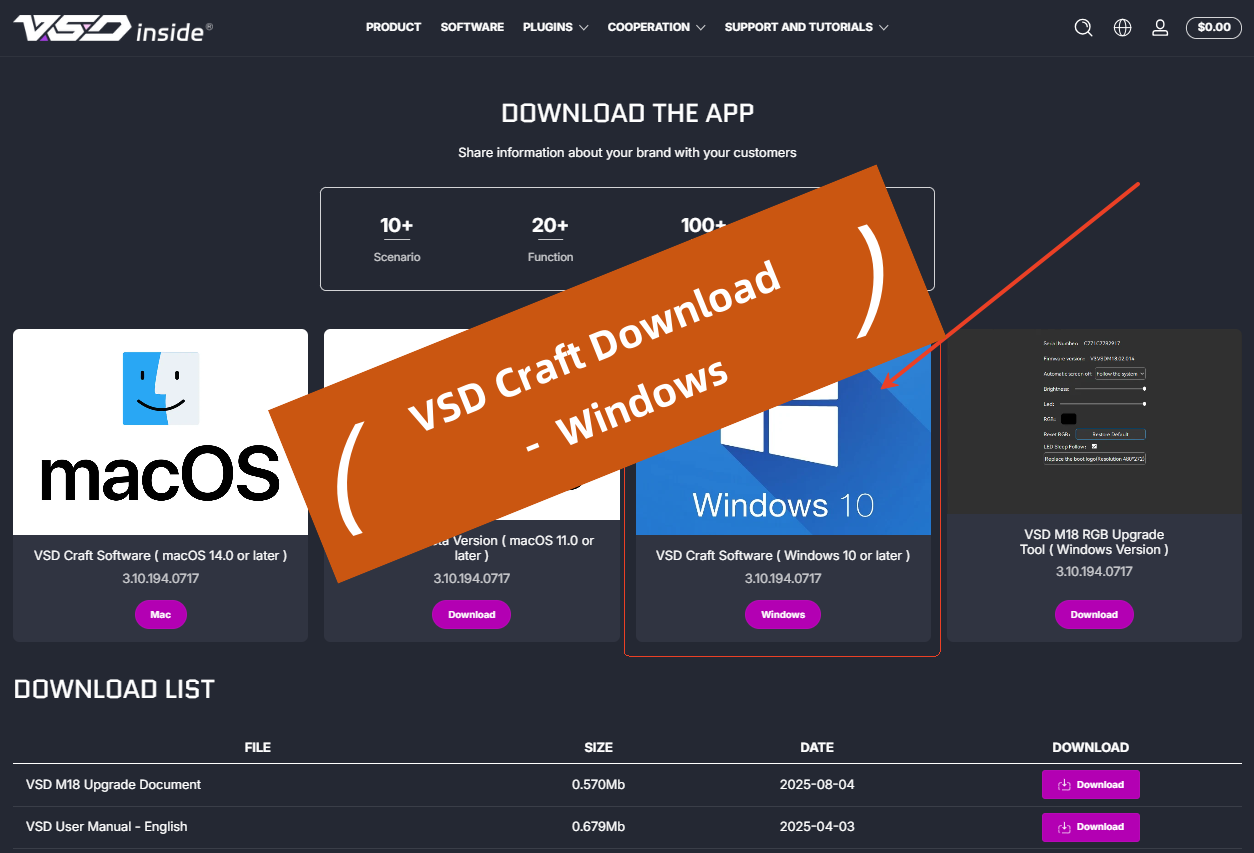 VSD Craft Download - Windows - VSDinside