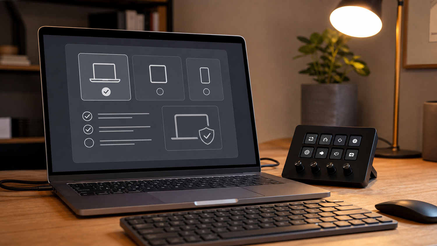 Stream Dock software setup and device-selection workstation.