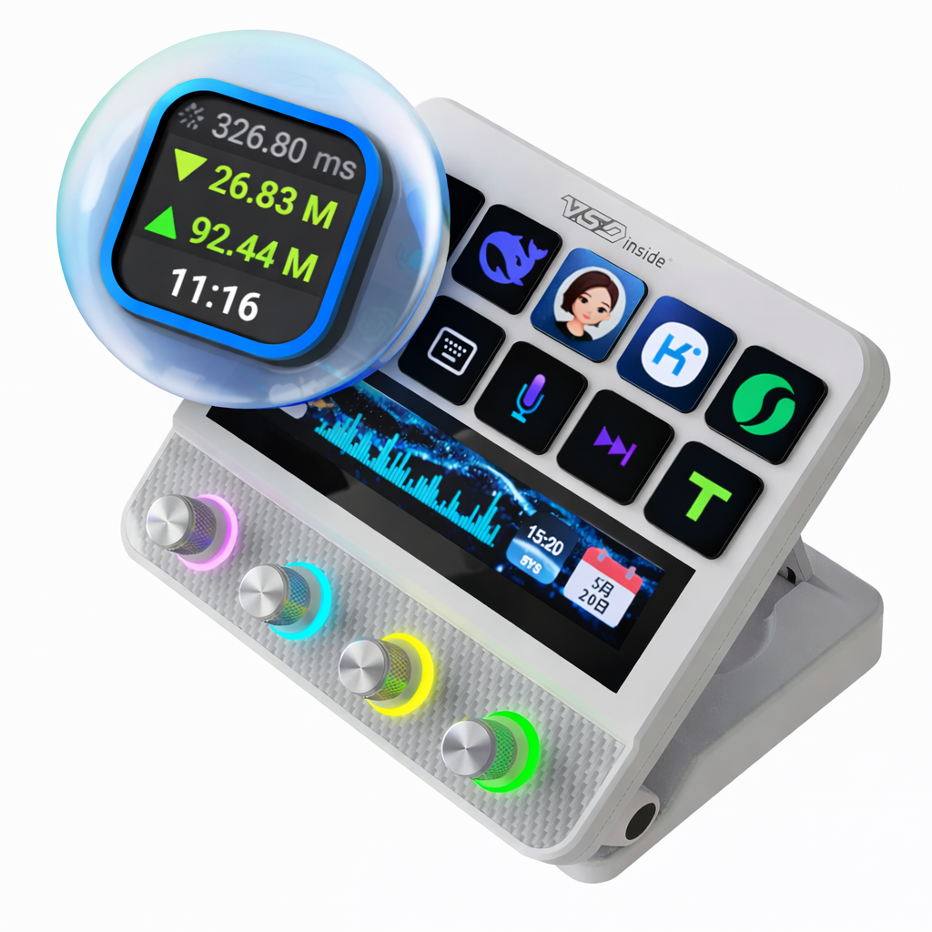 How to implement a one-click network speed test on VSDinside Stream Deck - Speed Test