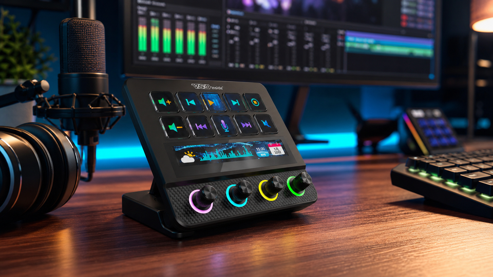 N4 Pro stream deck volume control workflow with knobs and hotkeys