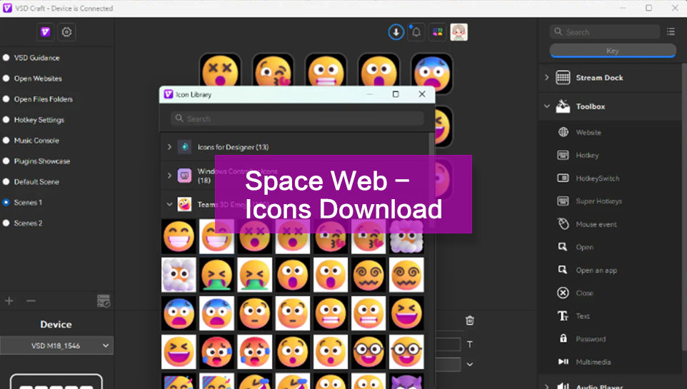 Space Web - Icons Download