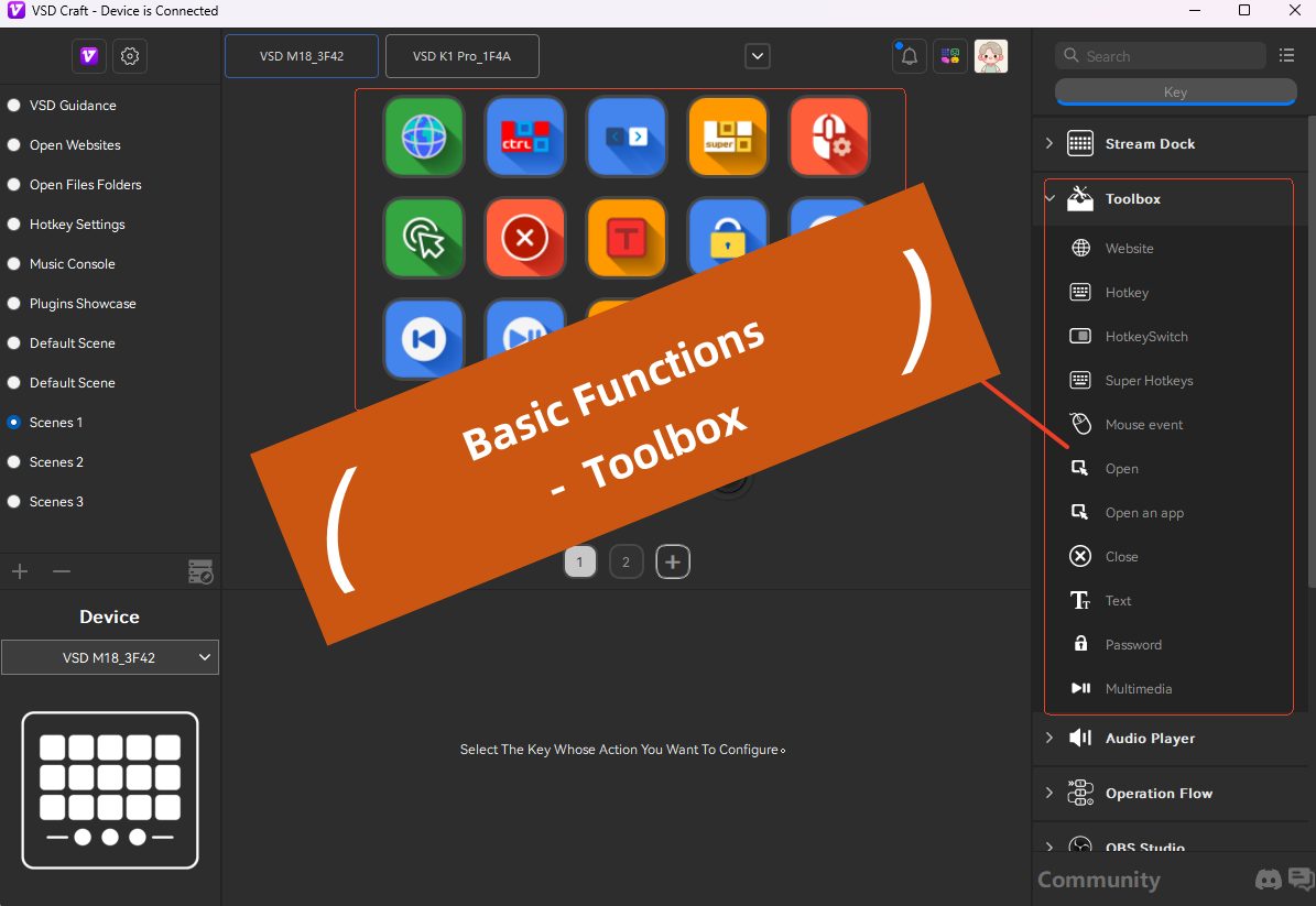 Basic Functions - Toolbox - VSDinside