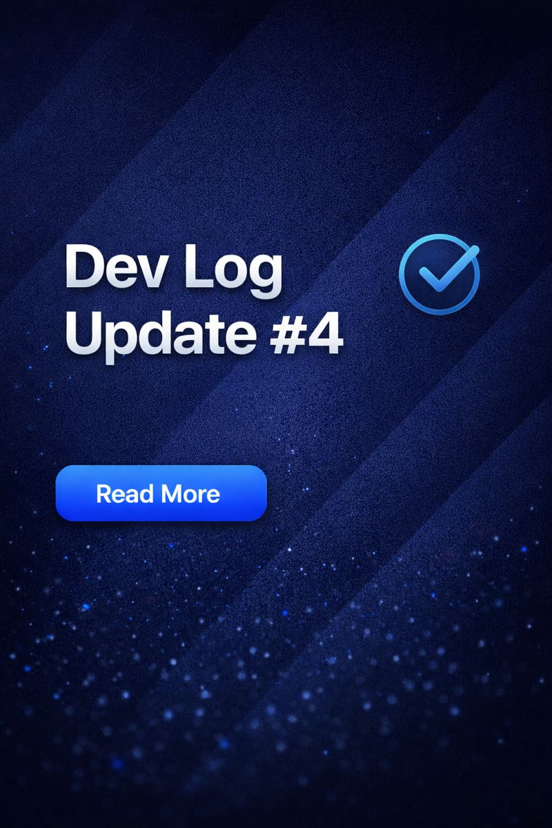 Dev Log #4: Software Optimizations & Hardware Progress Update