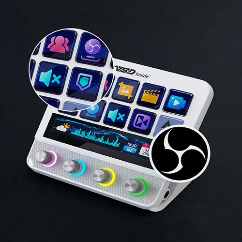 stream dock N4 Pro with OBS