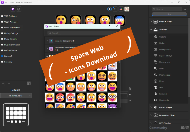 Space Web - Icons Download - VSDinside