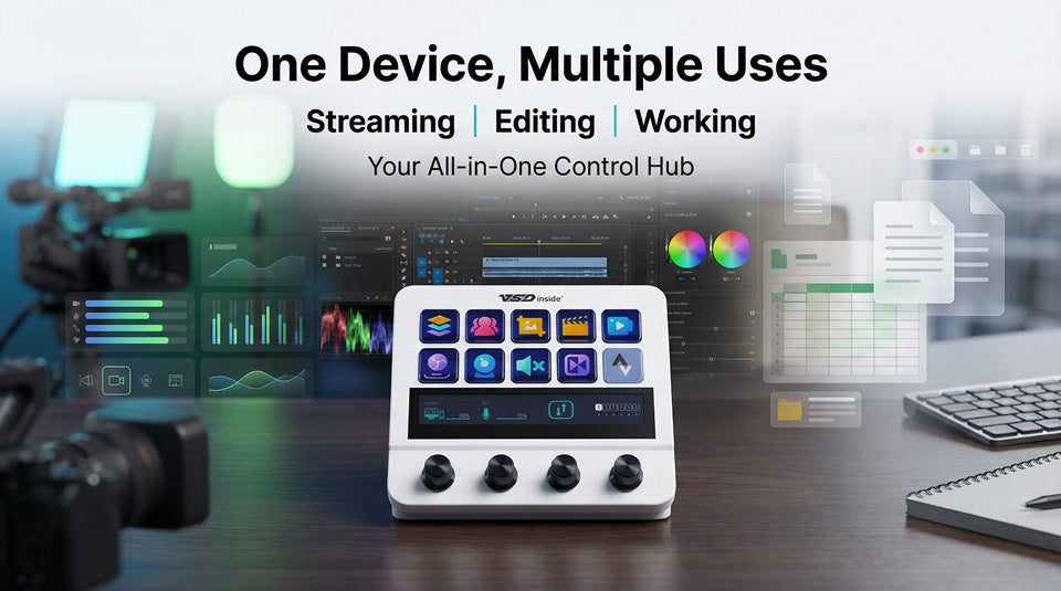 Stream Dock N4 workflows for streaming, editing, and productivity