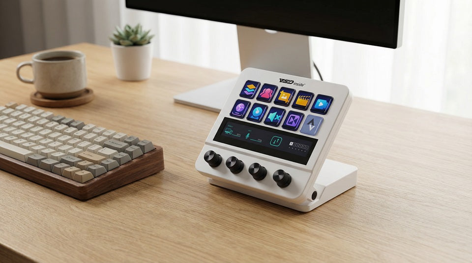 Minimal & Professional Desk Setups Featuring Stream Dock N4