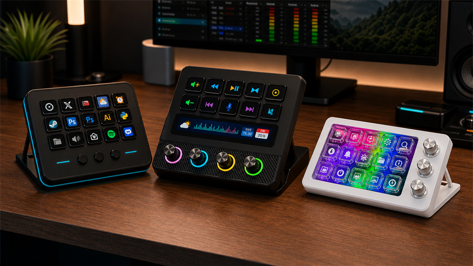 VSDinside M18, N4 Pro, and MagTran M3 compared as Stream Deck alternatives for creators