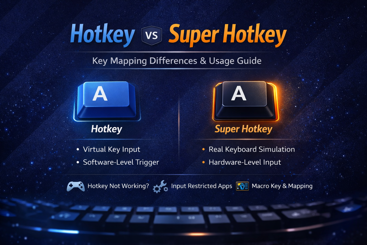 Hotkey vs Super Hotkey | Complete Guide to Shortcut Key Differences & Use Cases
