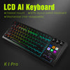 VSDinside K1 Pro 87-Key RGB Mechanical AI Keyboard – Programmable Stream Deck | Gaming & Productivity VSDINSIDE