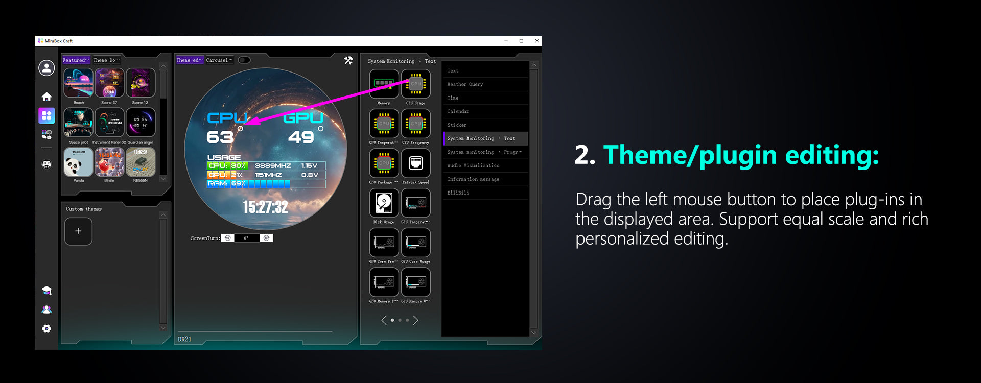 Panel de control variable Craft DR21 – VSDinside Stream Deck, AI