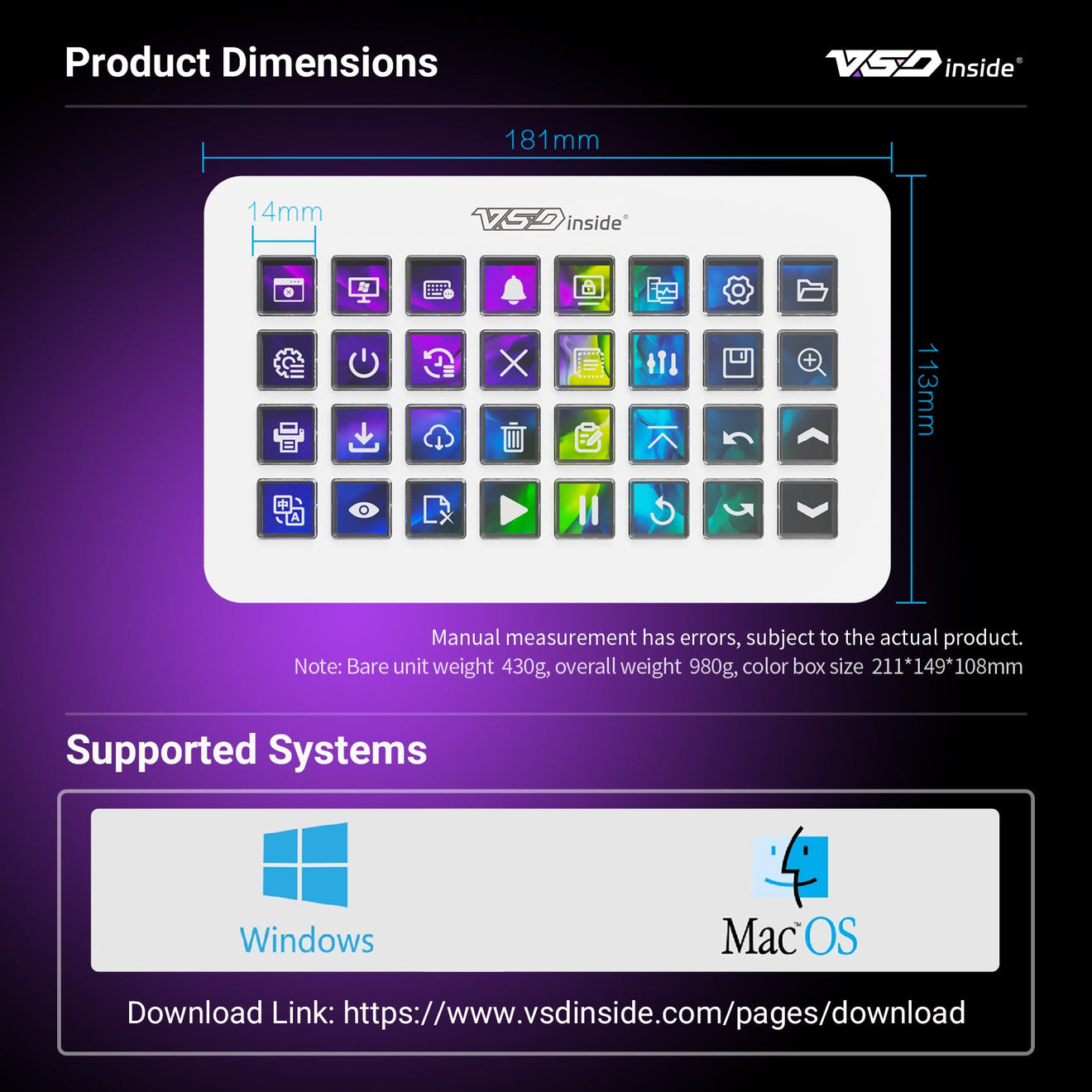 VSDinside Stream Dock XL VSDinside